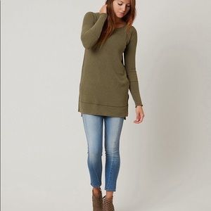 Free People Kate Thermal Green - Sm